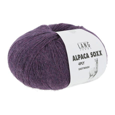 Lang Yarns Alpaca Soxx 4-ply Yarn, 390m / 100g – Lilac Mélange (0147)