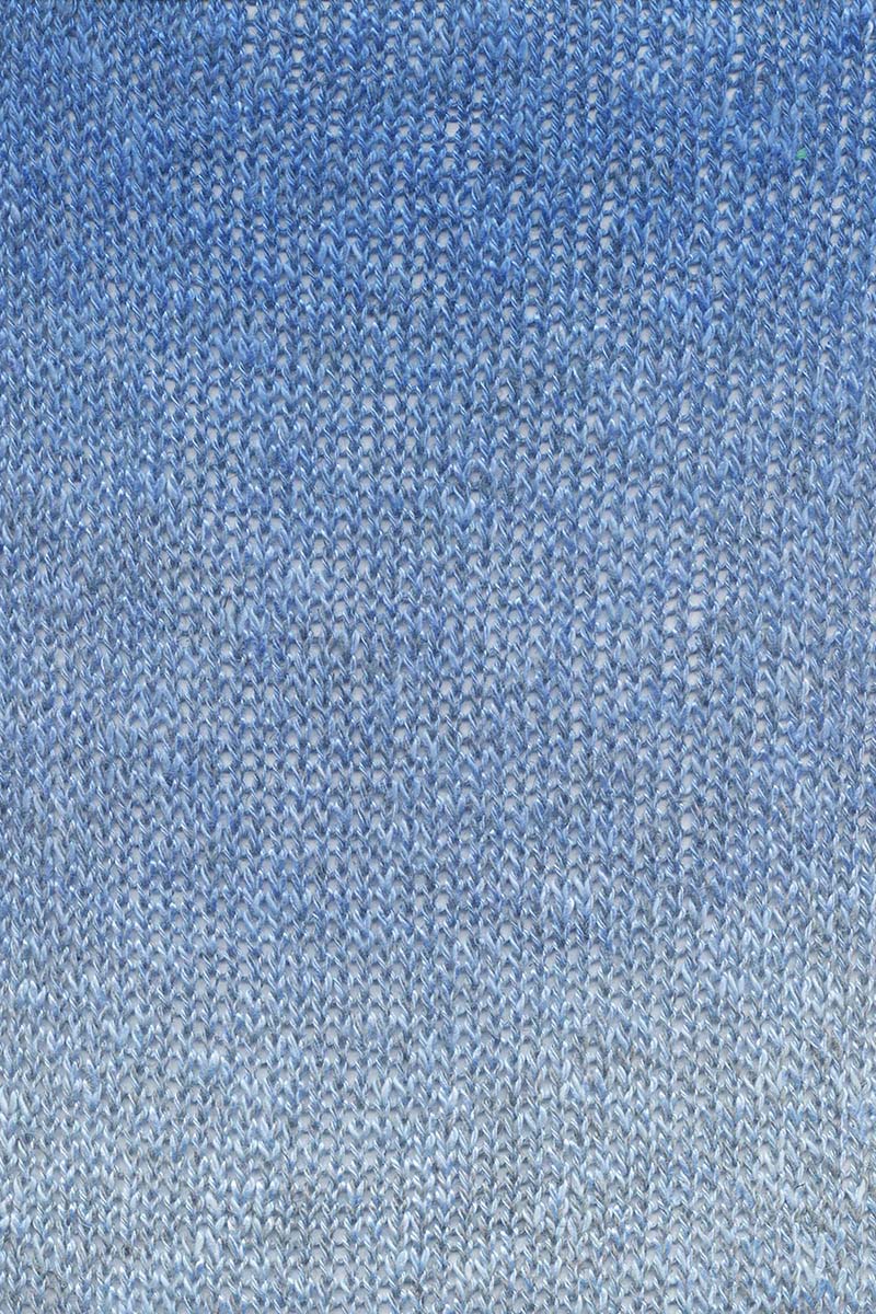 Lang Yarns Linello – 100g / 280m – Blue (0222) – detail
