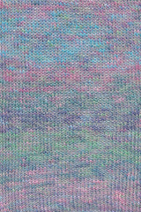 Lang Yarns Linello – 100g / 280m – Eggplant/Rose/Green (0303) – detail