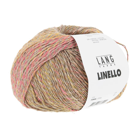 Lang Yarns Linello – 100g / 280m – Orange/Berry/Beige (0304)