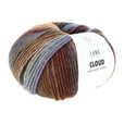 Lang Yarns Cloud Yarn, 260m / 100g – Chestnut/Petrol (0012)