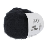 Lang Yarns Suri Alpaca – 25g / 100m – Black (0004)