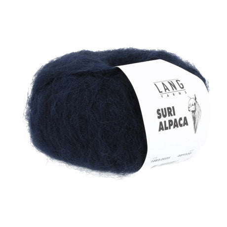 Lang Yarns Suri Alpaca – 25g / 100m – Blue Marine (0035)