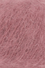 Lang Yarns Suri Alpaca – 25g / 100m – Rosewood (0087) – detail