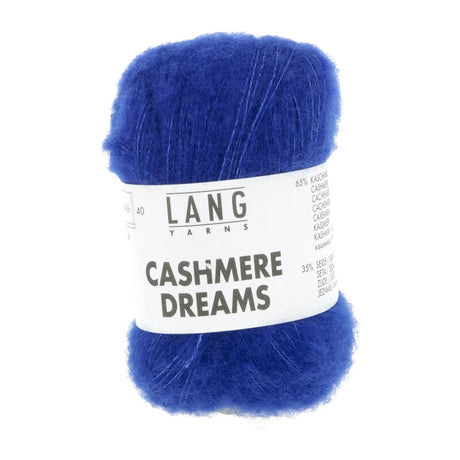 Lang Yarns Cashmere Dreams Yarn, 290m / 25g – Royal Blue (0006)