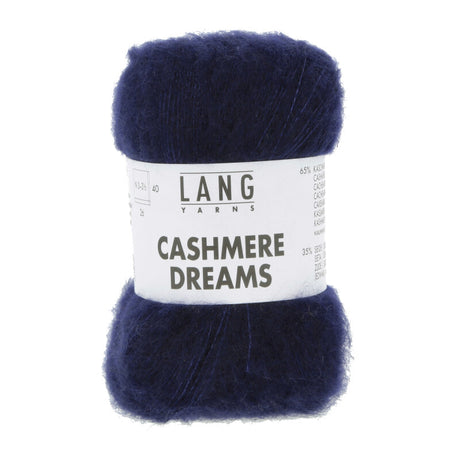 Lang Yarns Cashmere Dreams Yarn, 290m / 25g – Blue Marine (0035)