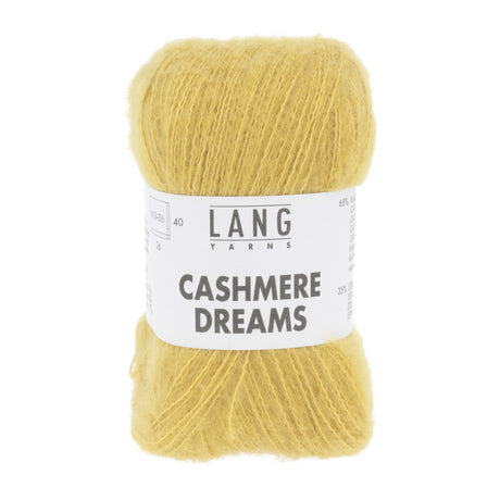 Lang Yarns Cashmere Dreams Yarn, 290m / 25g – Gold (0050)