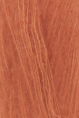 Lang Yarns Cashmere Dreams Yarn, 290m / 25g – Pumpkin (0059), yarn texture
