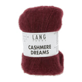 Lang Yarns Cashmere Dreams Yarn, 290m / 25g – Bordeaux (0064)