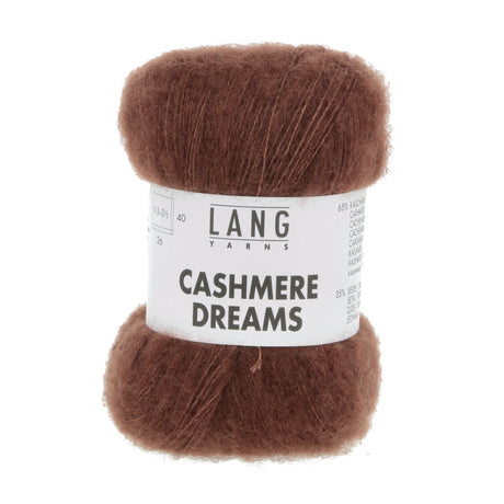 Lang Yarns Cashmere Dreams Yarn, 290m / 25g – Brick (0068)