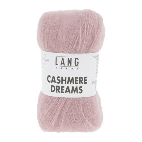 Lang Yarns Cashmere Dreams Yarn, 290m / 25g – Rose Quartz (0109)