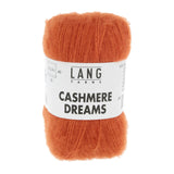 Lang Yarns Cashmere Dreams Yarn, 290m / 25g – Orange (0159)