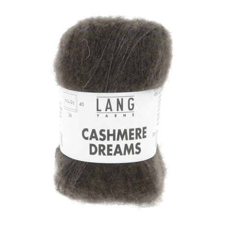 Lang Yarns Cashmere Dreams Yarn, 290m / 25g – Espresso (0268)