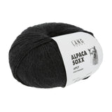 Lang Yarns Alpaca Soxx 6-ply Yarn, 390m / 150g – Black (0004)