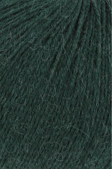 Lang Yarns Alpaca Soxx 6-ply Yarn, 390m / 150g – Bottle Green Mélange (0018), yarn texture