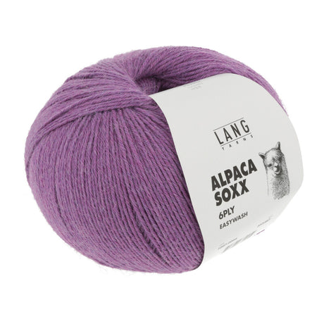 Lang Yarns Alpaca Soxx 6-ply Yarn, 390m / 150g – Clove Mélange (0066)