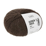 Lang Yarns Alpaca Soxx 6-ply Yarn, 390m / 150g – Brown (0067)
