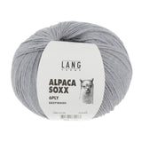 Lang Yarns Alpaca Soxx 6-ply Yarn, 390m / 150g – Light Blue Mélange (0120)