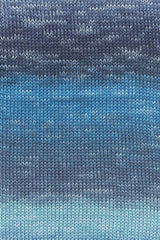 Lang Yarns Quattro Dégradé – 100g / 240m – Blue (0011) – detail