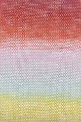 Lang Yarns Quattro Dégradé – 100g / 240m – Yellow/Purple/Turquoise (0012) – detail