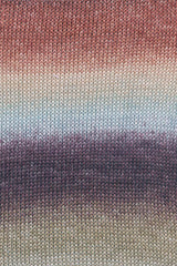 Lang Yarns Quattro Dégradé – 100g / 240m – Olive/Brown/Ciel (0017) – detail
