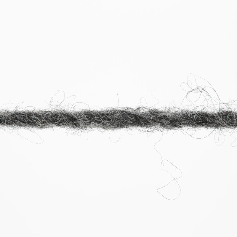 Lang Yarns Yak – 50g / 120m – Dark Grey Mélange (0005) – yarn texture