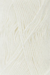 Lang Yarns Quattro Lamé – 50g / 120m – White (0001) – detail