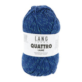 Lang Yarns Quattro Lamé – 50g / 120m – Blue Marine (0035)