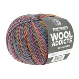 Lang Yarns Footprints – 100g / 400m – Berry/Green/Blue (0017)