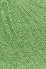 Lang Yarns Mohair 21 Yarn, 375m / 25g – Light Green (0016), yarn texture