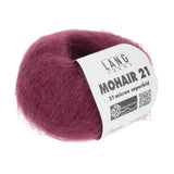 Lang Yarns Mohair 21 Yarn, 375m / 25g – Burgundy (0061)