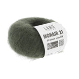 Lang Yarns Mohair 21 Yarn, 375m / 25g – Dark Olive (0098)