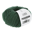 Lang Yarns Poseidon yarn, Dark Green, colour 0018, ball photograph