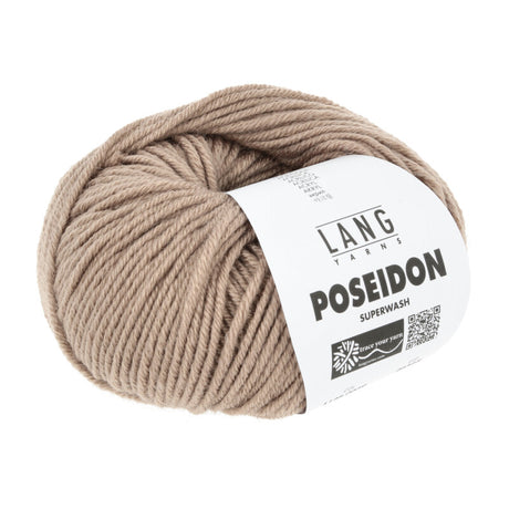 Lang Yarns Poseidon yarn, Camel, colour 0039, ball photograph