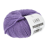 Lang Yarns Poseidon yarn, Lavender, colour 0046, ball photograph