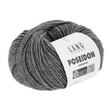 Lang Yarns Poseidon yarn, Dark Grey, colour 0070, ball photograph