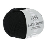 Lang Yarns Baby Cotton – 50g / 180m – Black (0004)