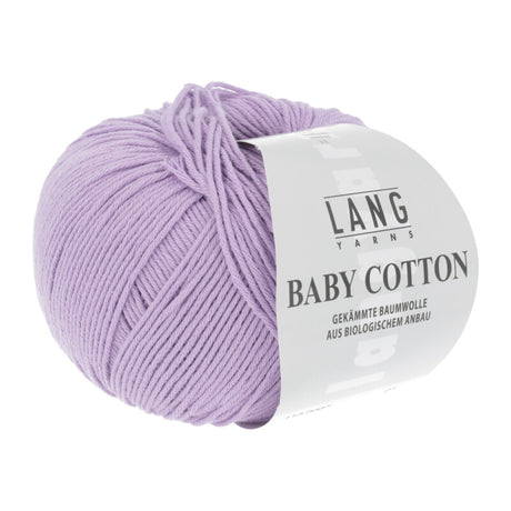 Lang Yarns Baby Cotton – 50g / 180m – Lavender (0007)