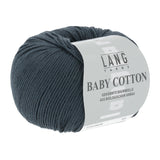Lang Yarns Baby Cotton – 50g / 180m – Dark Grey (0070)