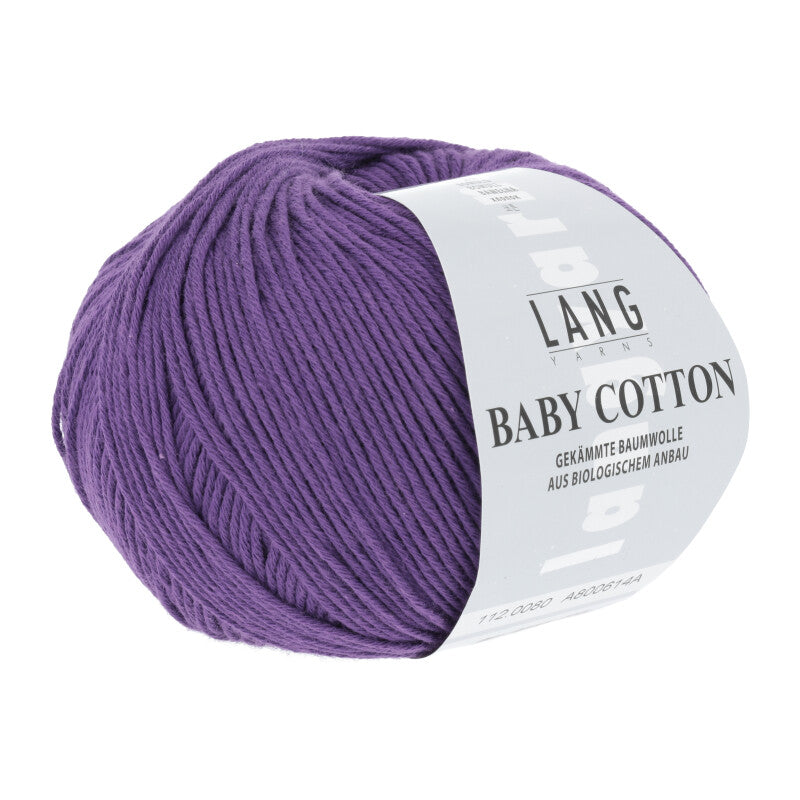 Lang Yarns Baby Cotton – 50g / 180m – Violet (0080)
