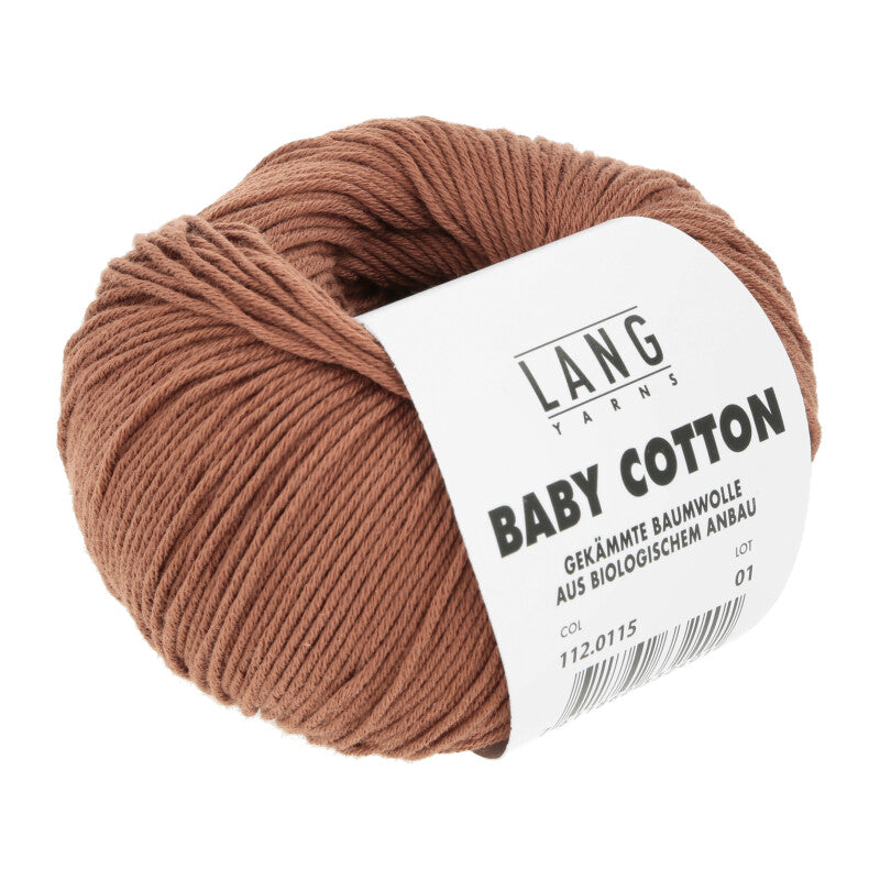 Lang Yarns Baby Cotton – 50g / 180m – Nougat (0115)