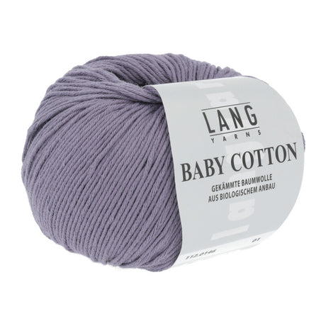 Lang Yarns Baby Cotton – 50g / 180m – Lilac (0146)