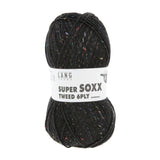 Lang Yarns Super Soxx Tweed 6-ply – 150g / 410m – Black (0004)