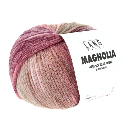 Lang Yarns Magnolia – 100g / 250m – Pink/Blue/Brown (0012)