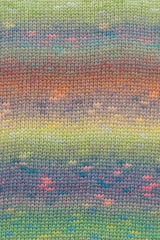 Lang Yarns Magnolia – 100g / 250m – Lime/Yellow/Blue (0015) – detail
