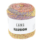 Lang Yarns Illusion – 100g / 270m – Rose/Yellow/Lilac/Orange (0001)