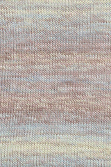 Lang Yarns Illusion – 100g / 270m – Brown/Light Blue/Light Yellow (0005) – detail