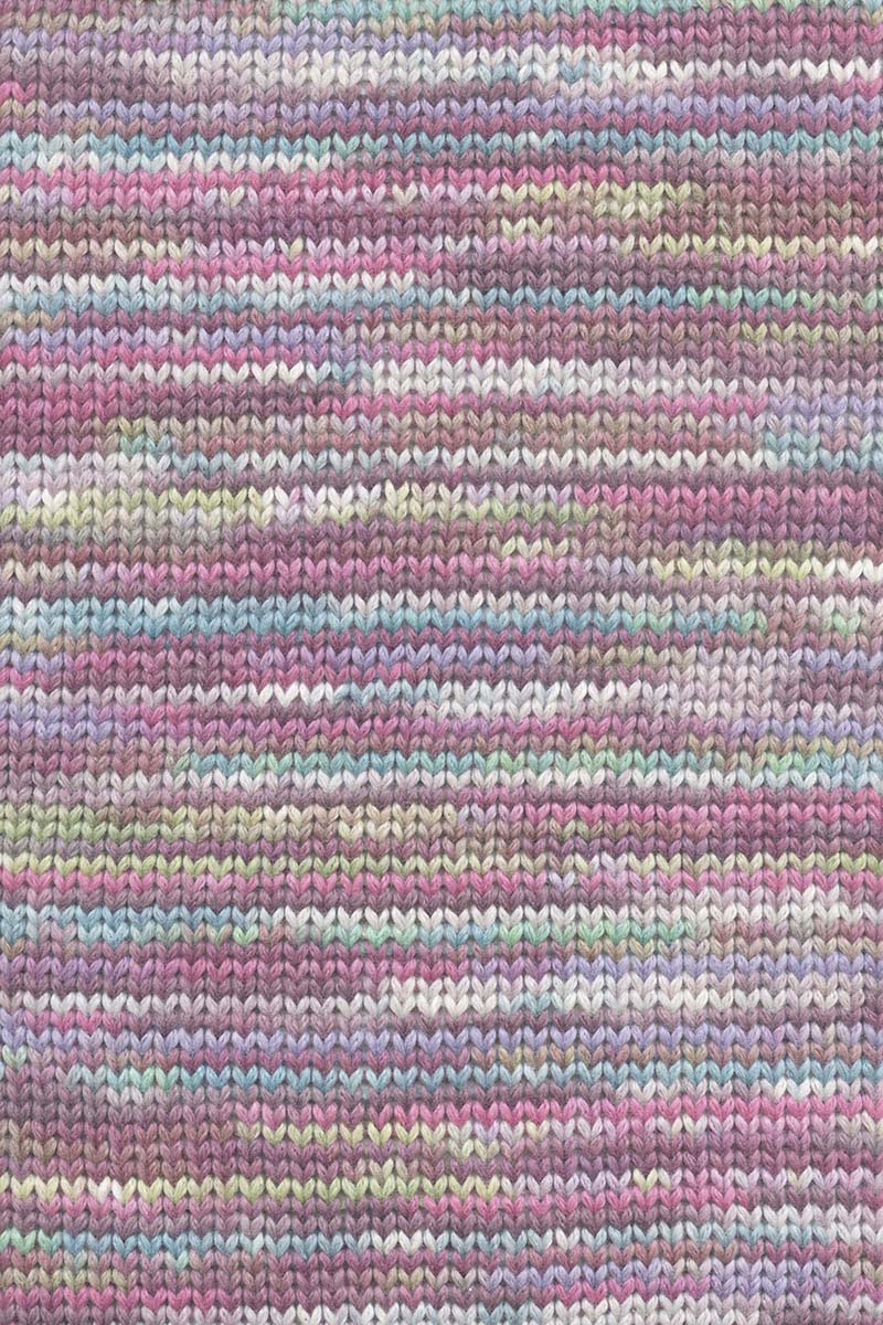 Lang Yarns Lisboa yarn, Plum/Fuchsia/Petrol/Olive, colour 0002, alternate product photograph