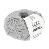 Lang Yarns Ananas yarn, Grey, colour 0003, ball photograph