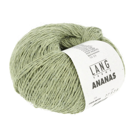 Lang Yarns Ananas yarn, Light Green, colour 0016, ball photograph